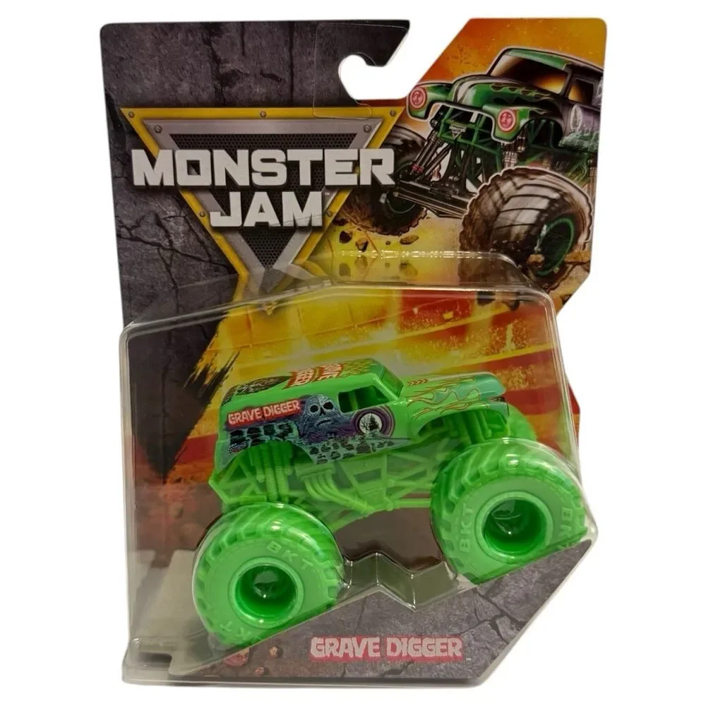 Monster Jam Truck Grave Digger 1:64 Series 01 Rare 2025 Green Overcharged New